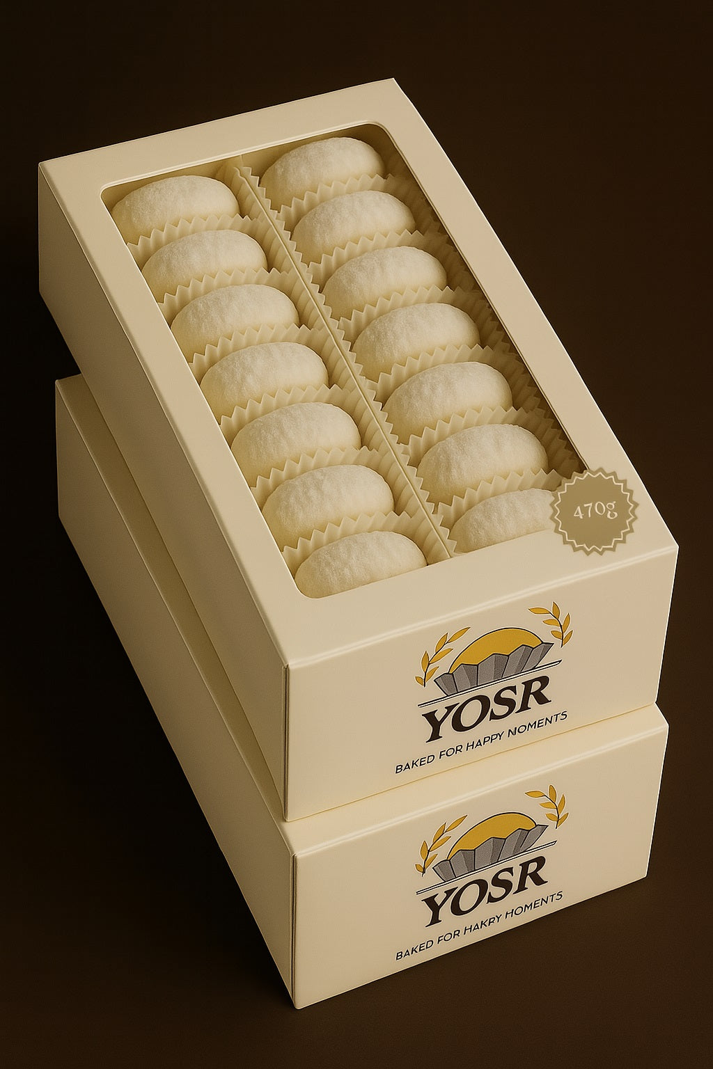 YOSR Handmade Cookies, Happiness, kahk, Kaak Ka'ak el Eid, Eid, Ramadan, Christmas Cookies Sugar Cookies, Christmas Gift, Birthday Gift.